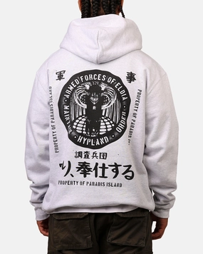 Hypland X Attack On Titan Eldia Hoodie Cement NonRestrictive Armholes