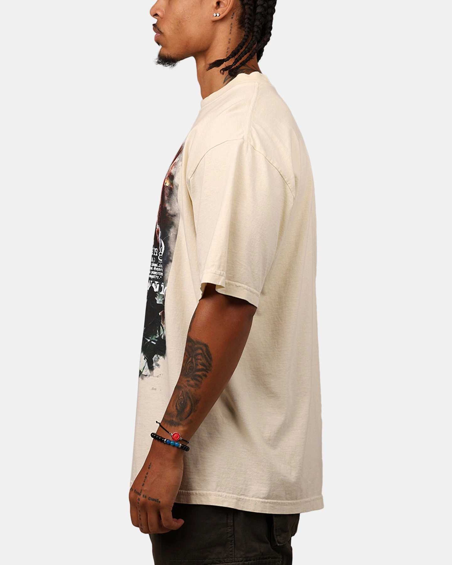 Soft and Cozy Hypland X Attack On Titan Killers T-Shirt Cream