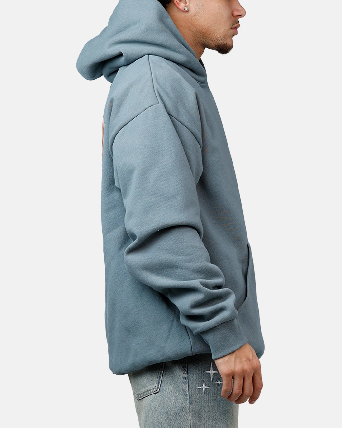 family gathering Hypland X One Piece Chopper Splatter Hoodie Blue