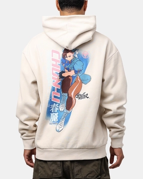 Hypland X Street Fighter Chun Li Hoodie Cream suitable for product launches variety