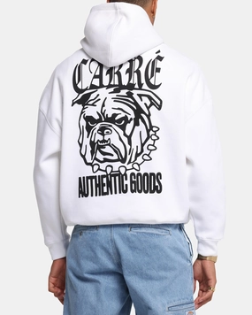 military personnel Carre Bulldog Hoodie White