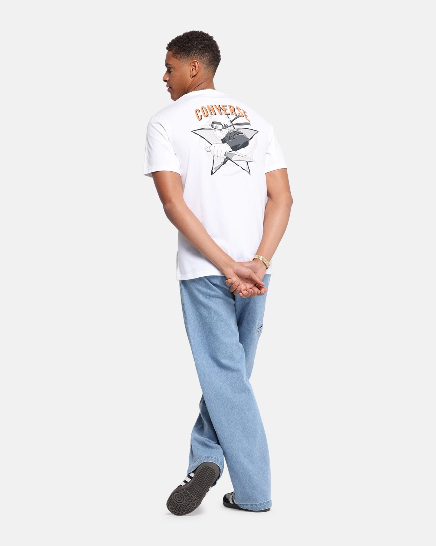 Value for Money QuickDry Converse x Naruto Graphic T-Shirt White
