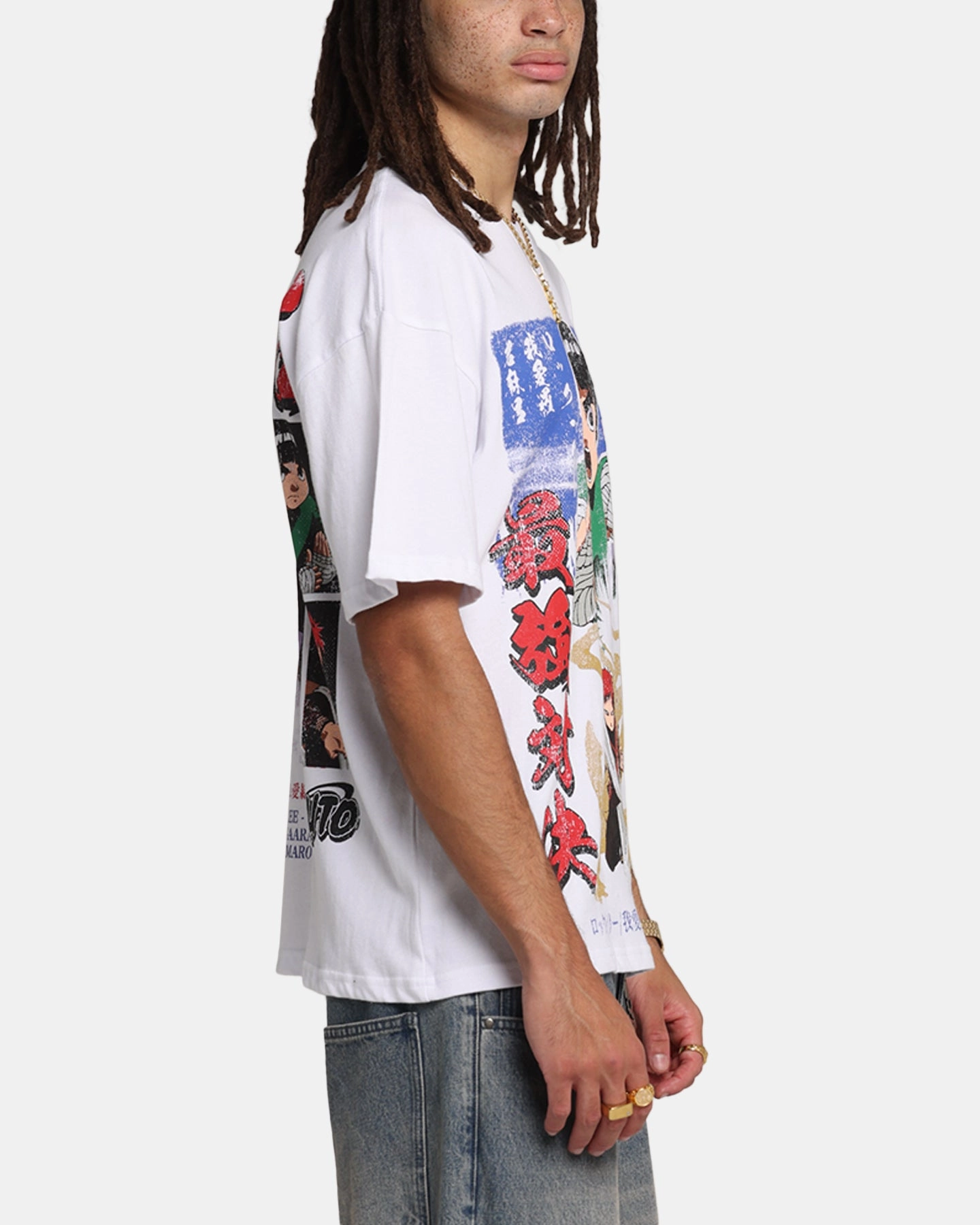 73 Studio X Naruto Kimmimaro Vintage T-Shirt White Premium Cotton