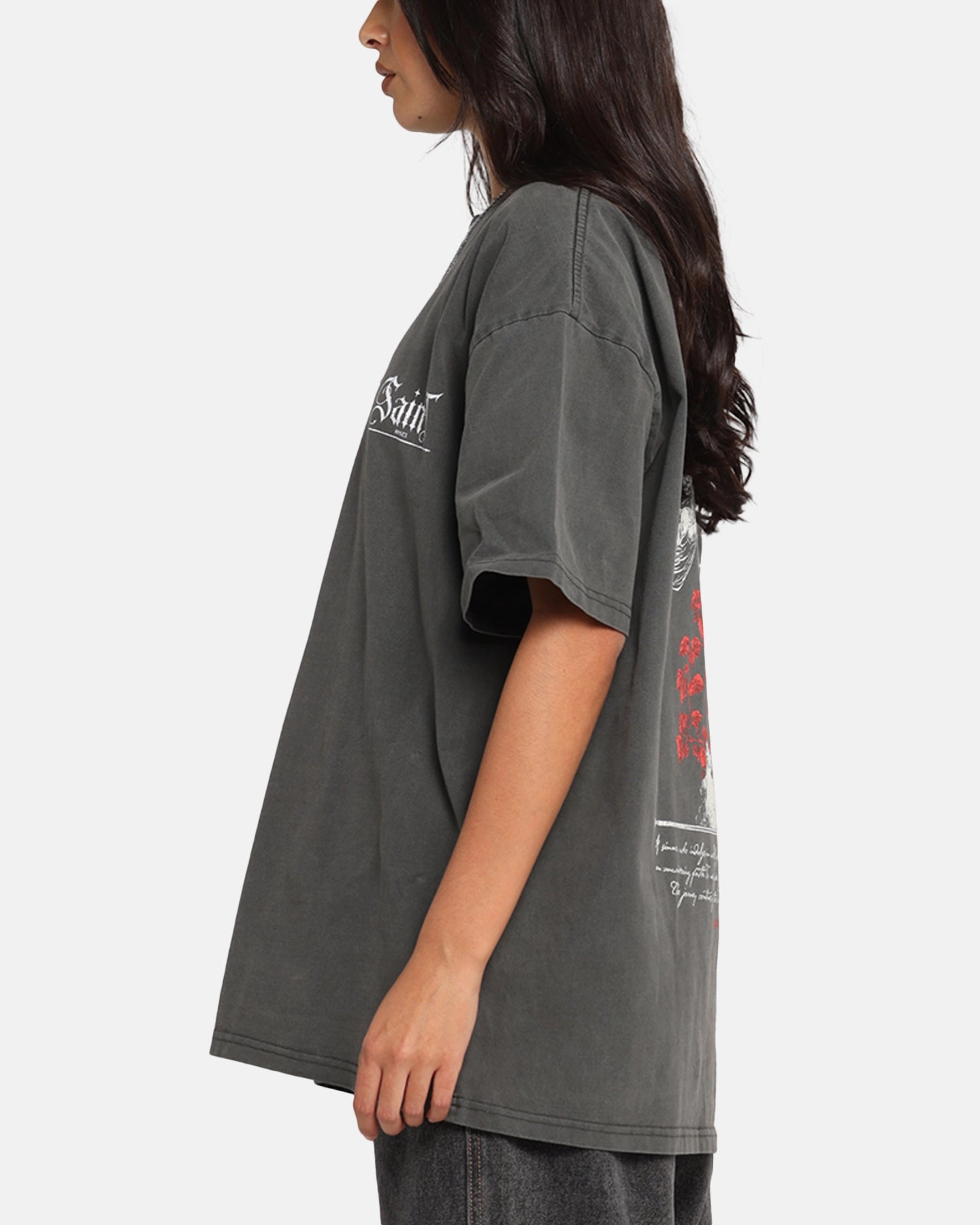 Sports Apparel Saint Morta Candle Lit Boxy T-Shirt Black Wash