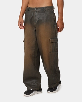 The Anti Order Deployed Parachute Pants Washed Green Customizable length Fashionable Look