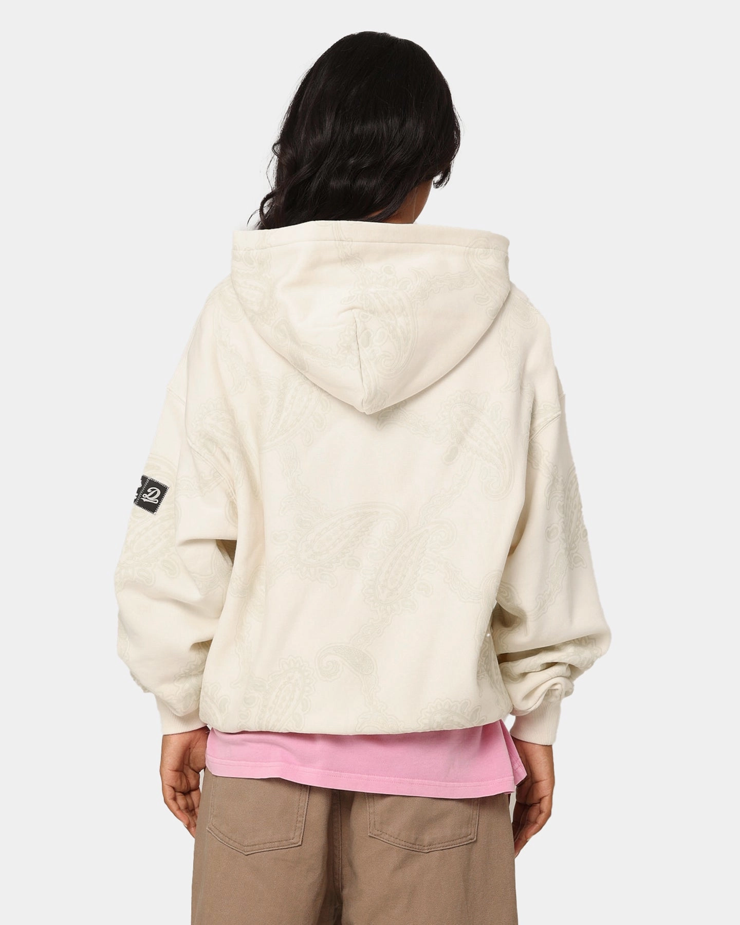 Dreamville Records Hoodie Cream All Weather Performance suitable for group activities