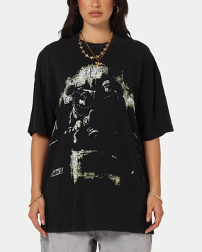 Chic Vibe 73 Studio X Fallout '08 Fallout 3 Vintage T-Shirt Black Acidwash