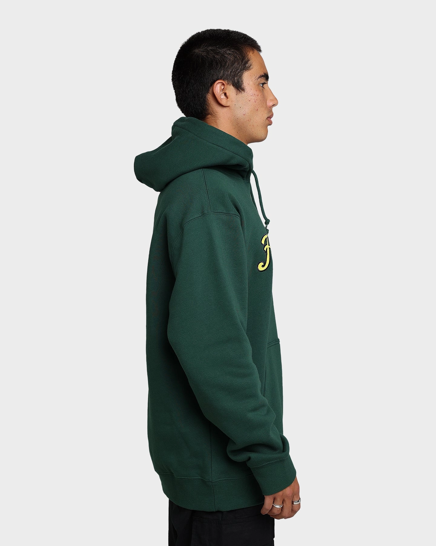 Striped HUF Crackerjack Hoodie Forest Green