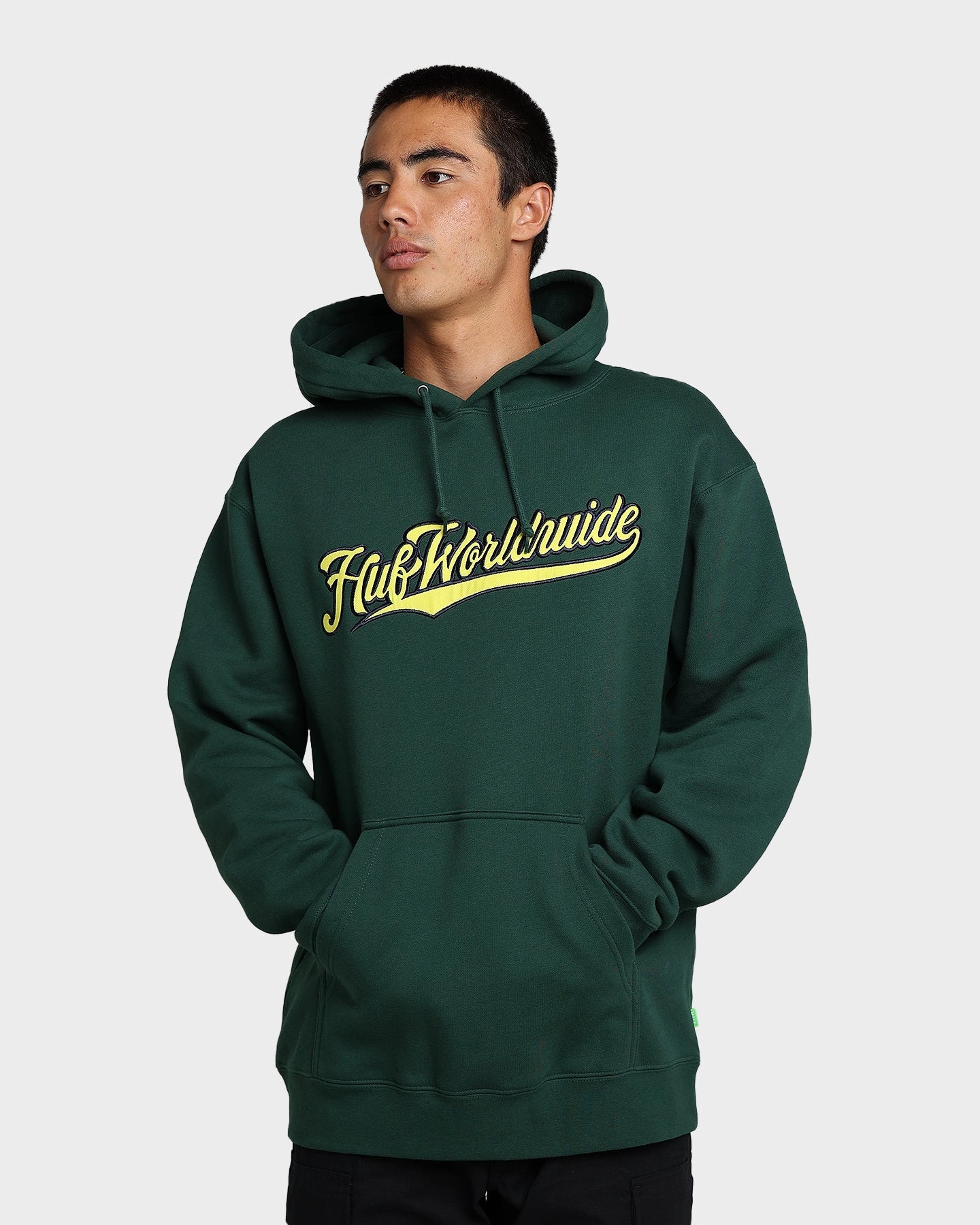 HUF Crackerjack Hoodie Forest Green spring season