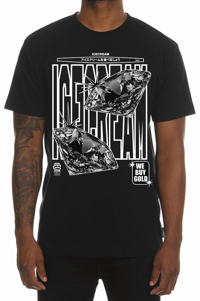 Perfect for Vacation Urban Style Trend Icecream Big Rocks SS Tee