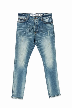 Icecream Boss Jeans Durable Waistband