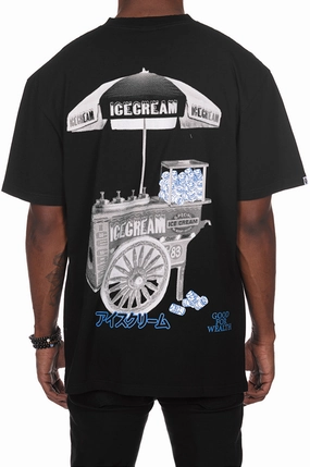 Icecream Cart SS Oversized Knit Tee Chic Design