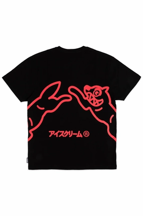Icecream Chase SS Tee Curved Hemline Comfort Design