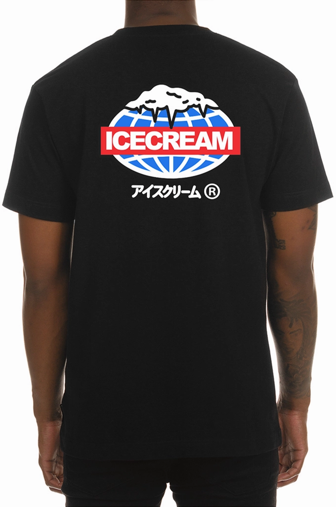 Casual layering piece Cashmere combination Icecream Cold World SS Tee