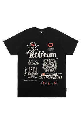 Functional Wearable SeamFreeShoulders Icecream Colourful SS Tee
