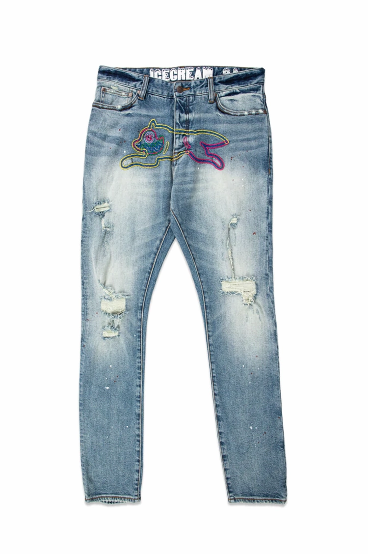 Movement Ease Stain Resistant Icecream Creme Jeans
