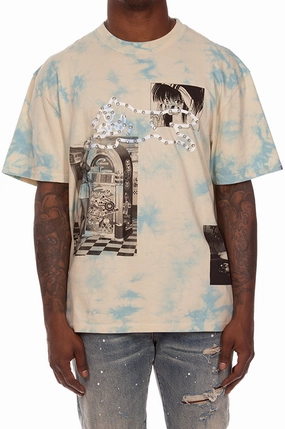 Weekend Essential Icecream Dine And Dash SS Knit Tee (Oversized)