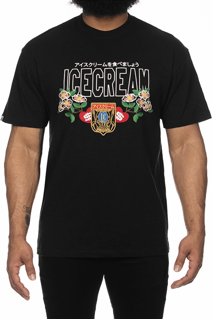 Cozy Apparel Icecream Dog Wood SS Knit Tee