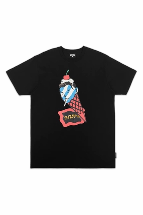 Fashionable Wear Cozy Design Icecream Face It SS Tee
