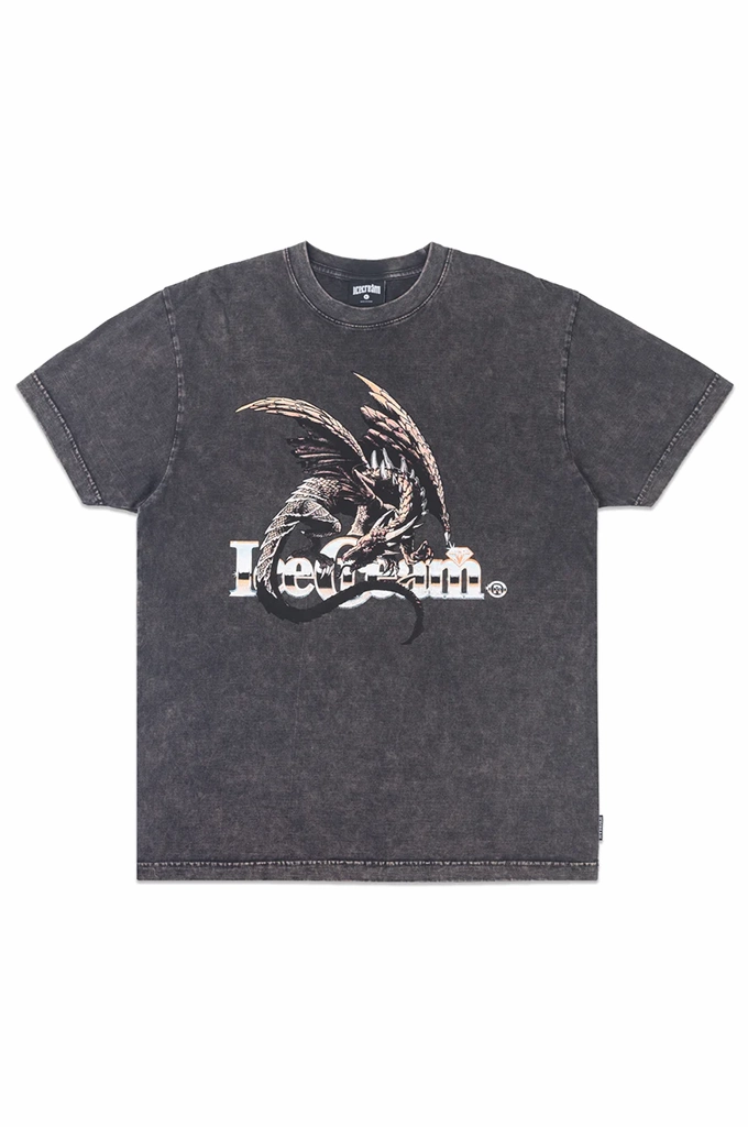 Icecream Fire Drake SS Knit Tee Linen blend