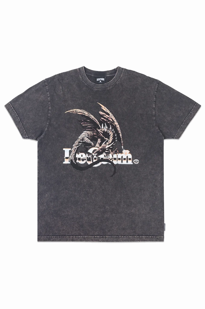 Simple and Light Icecream Fire Drake SS Knit Tee