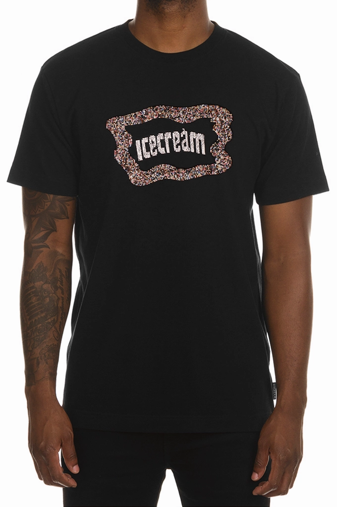 Icecream Flag SS Beaded Tee Award-winning