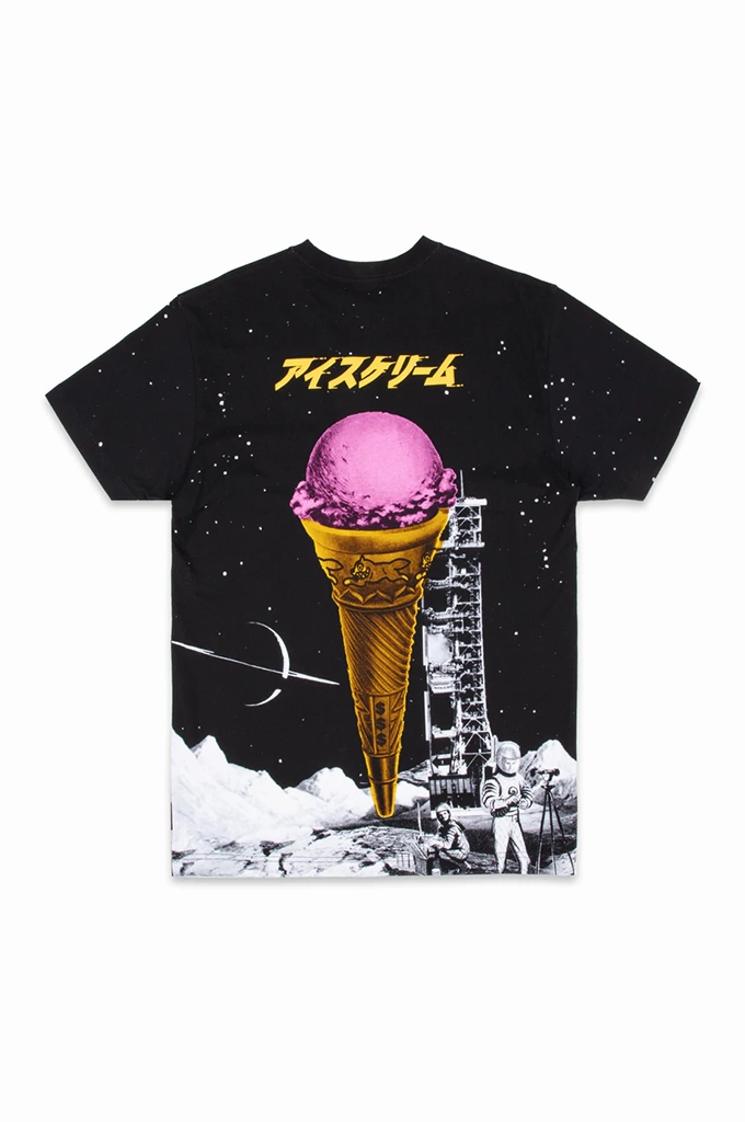 Ribbed Neckline Icecream Interstellar SS Tee