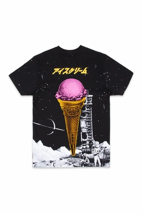 Ribbed Neckline Icecream Interstellar SS Tee