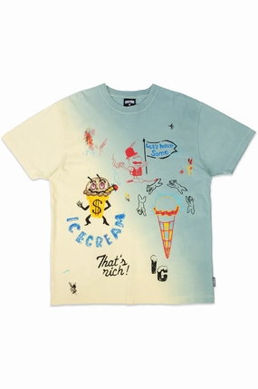 Low Impact Manufacturing Icecream Mount Drawmore SS Knit Tee