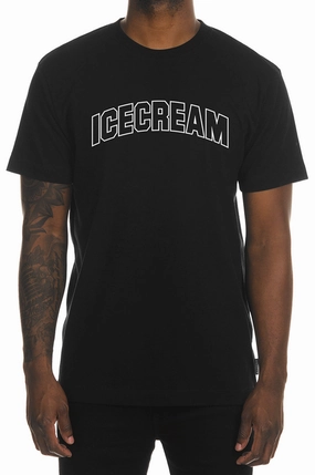 Casual Essentials Tagless Comfort Icecream Outline SS Tee