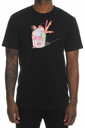 Relaxed Torso Fit Icecream Pin Up SS Tee