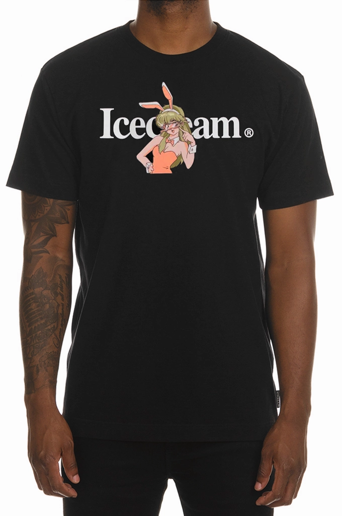 Icecream Running Dog Glasses SS Tee Soft Material