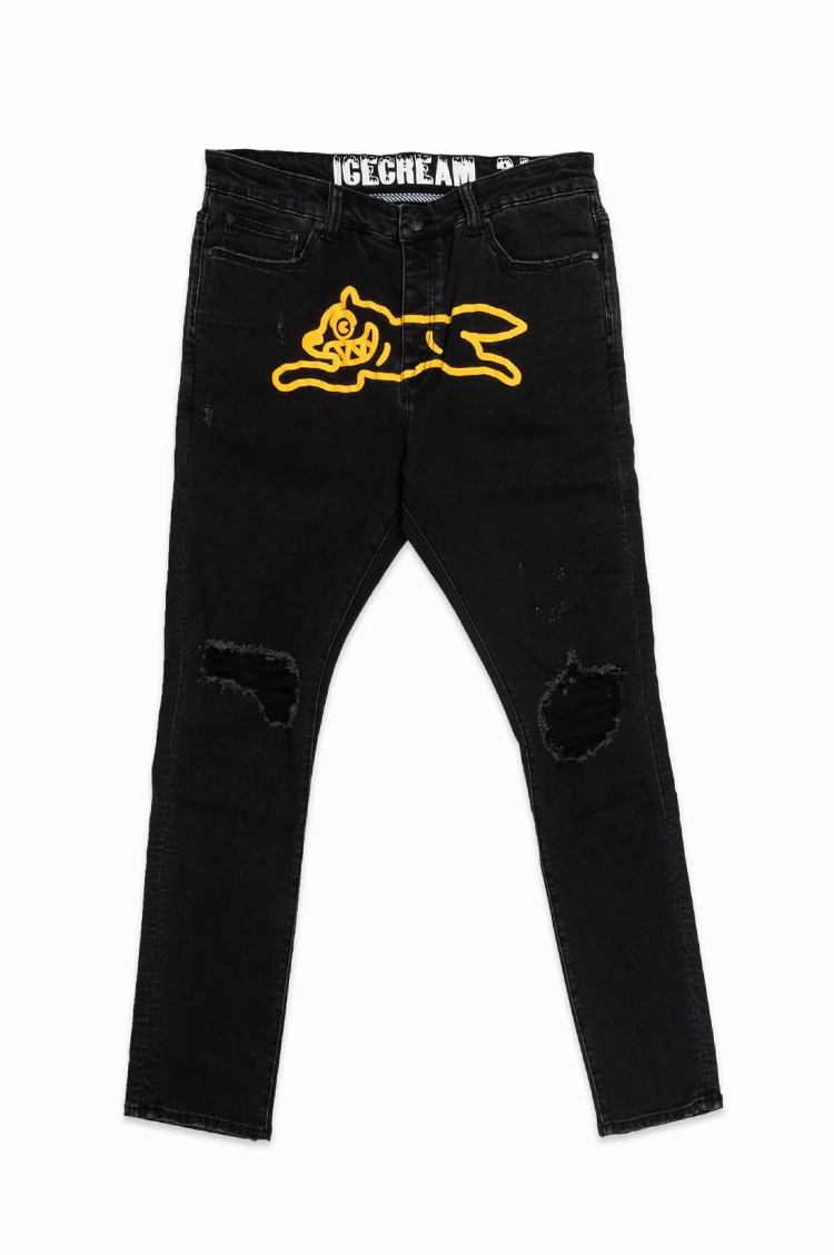 Icecream Running Dog Jeans Feminine Cut quick dry
