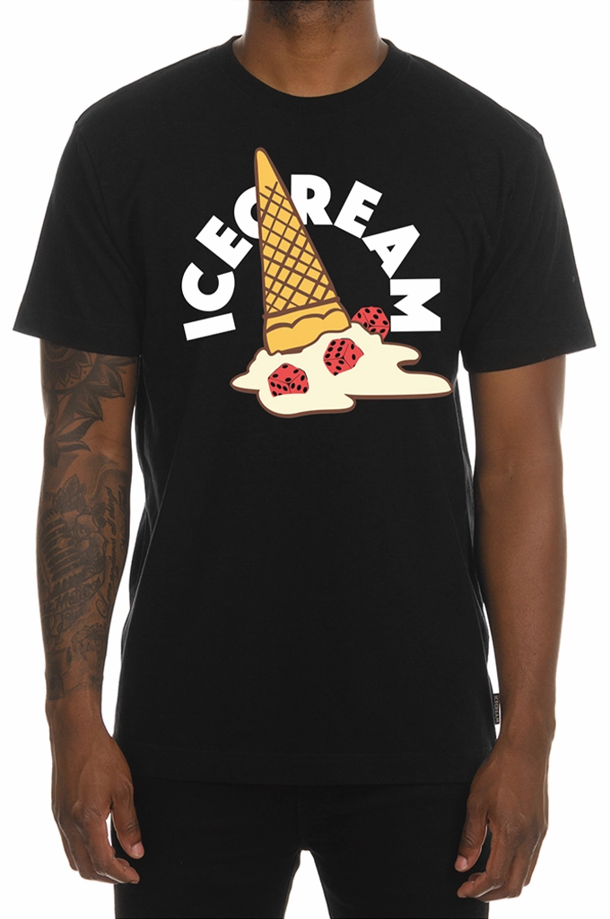 Icecream Spill SS Tee Wrinkle Resistant Finish Sleeveless freedom
