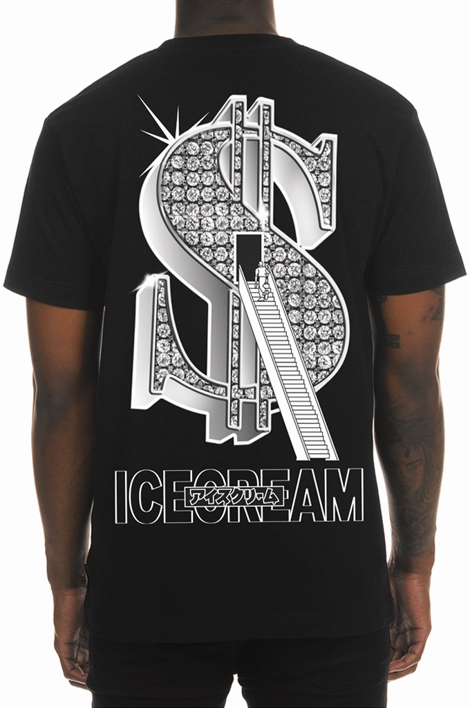 Trendy Top Sporty essentials Icecream Stairs To Success SS Tee