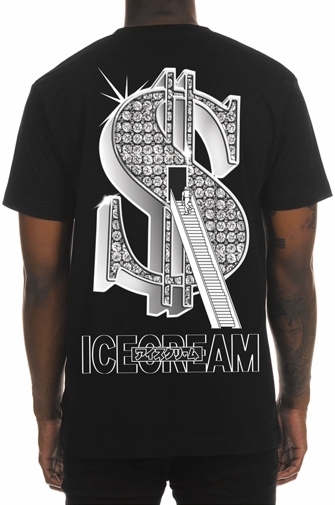 Relaxed Fit Design Timeless Layering Icecream Stairs To Success SS Tee