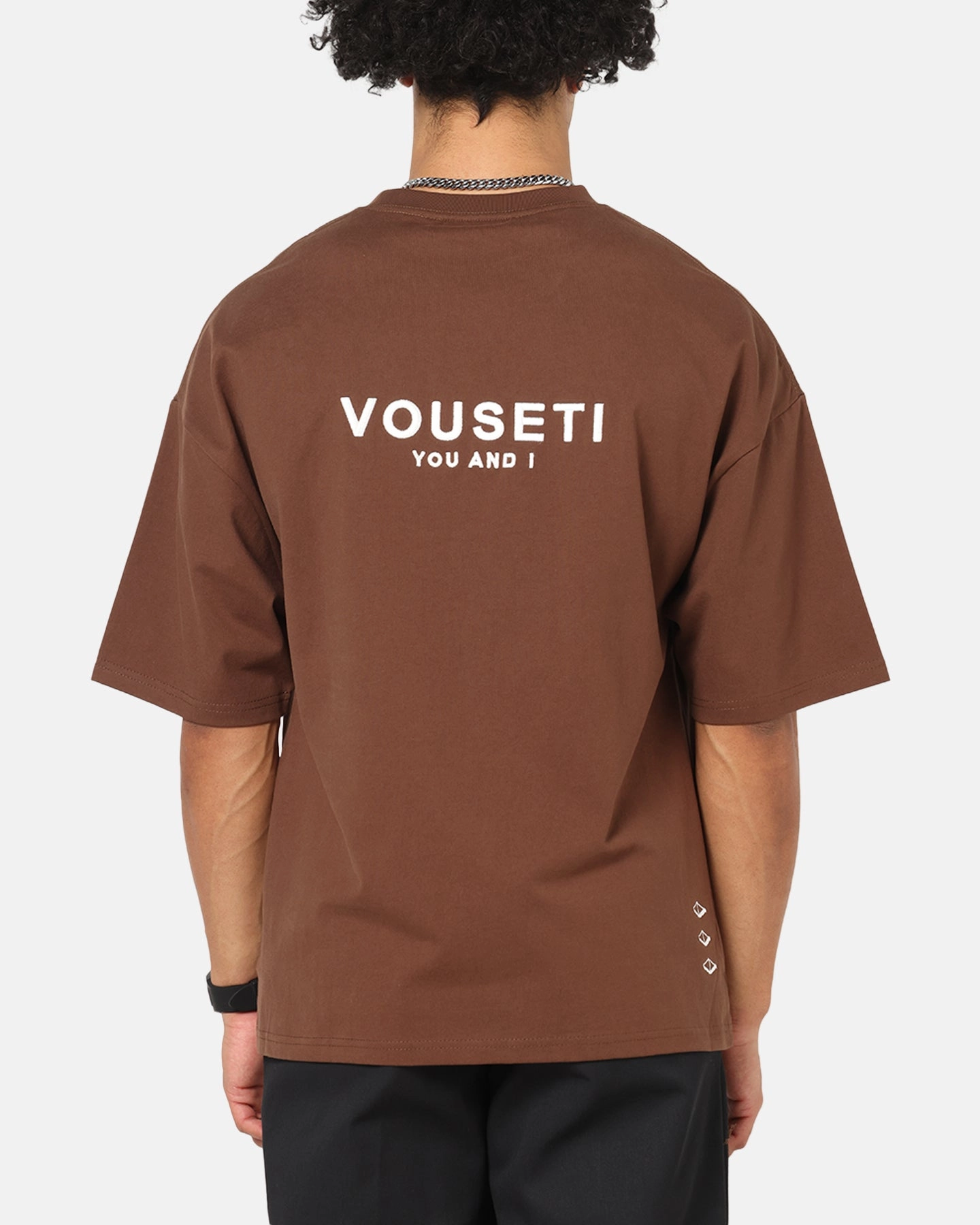 Floral Pattern Vouseti Vouseti OG T-Shirt Mocha