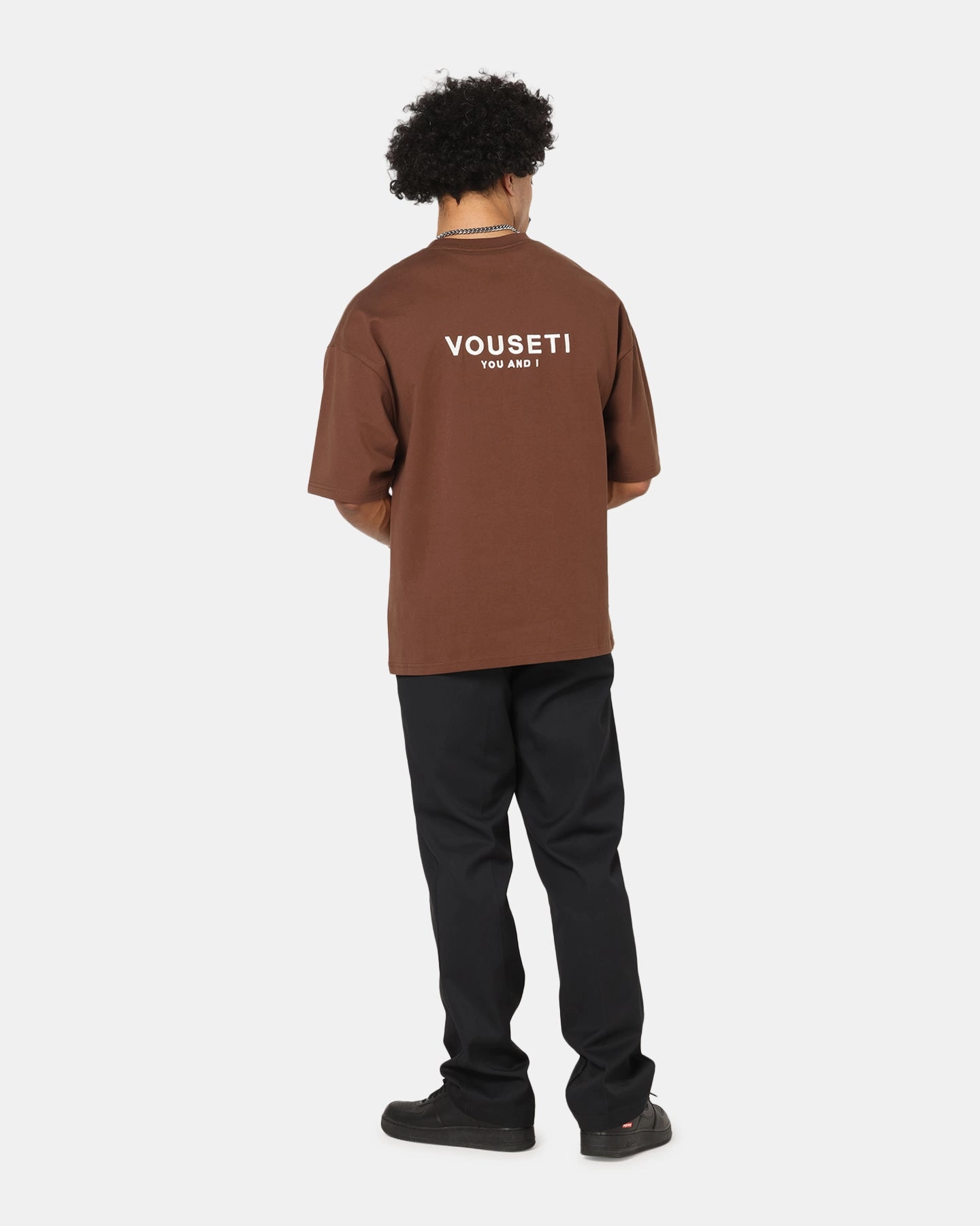 Simple Style Reinforced Hemline Vouseti Vouseti OG T-Shirt Mocha