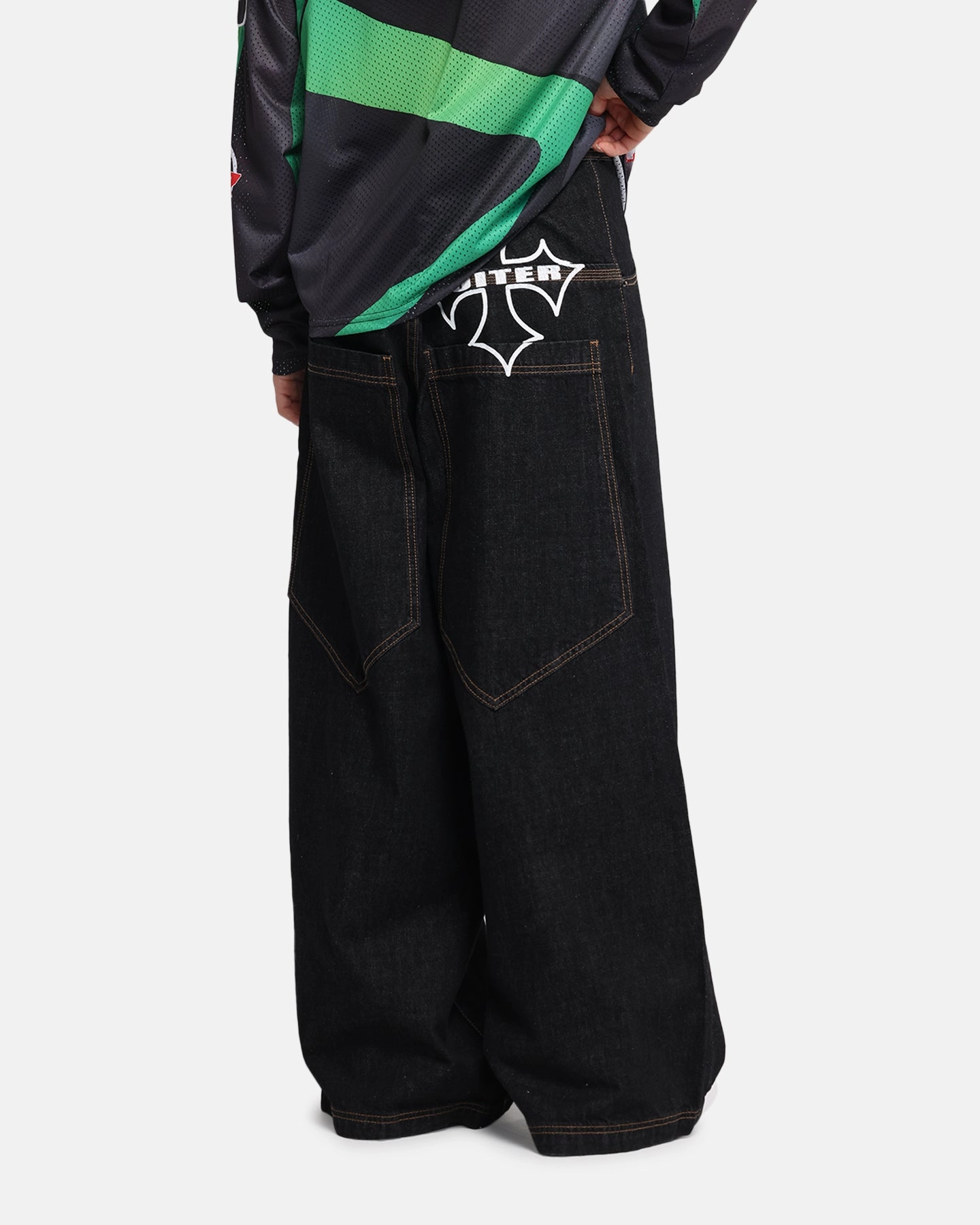Functional Style Loiter Skate Jeans Black