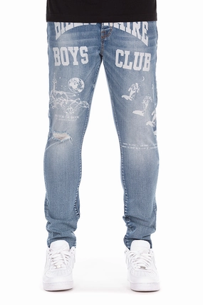 Billionaire Boys Club BB Trek 24 Jeans Linen blend Layered Comfort