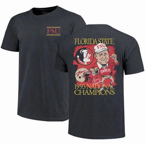 MinimalistDesign Leisure Wear Image One Adult/Unisex Vault Bowden 93 Champs Design Short Sleeve T-shirt - Graphite Heather