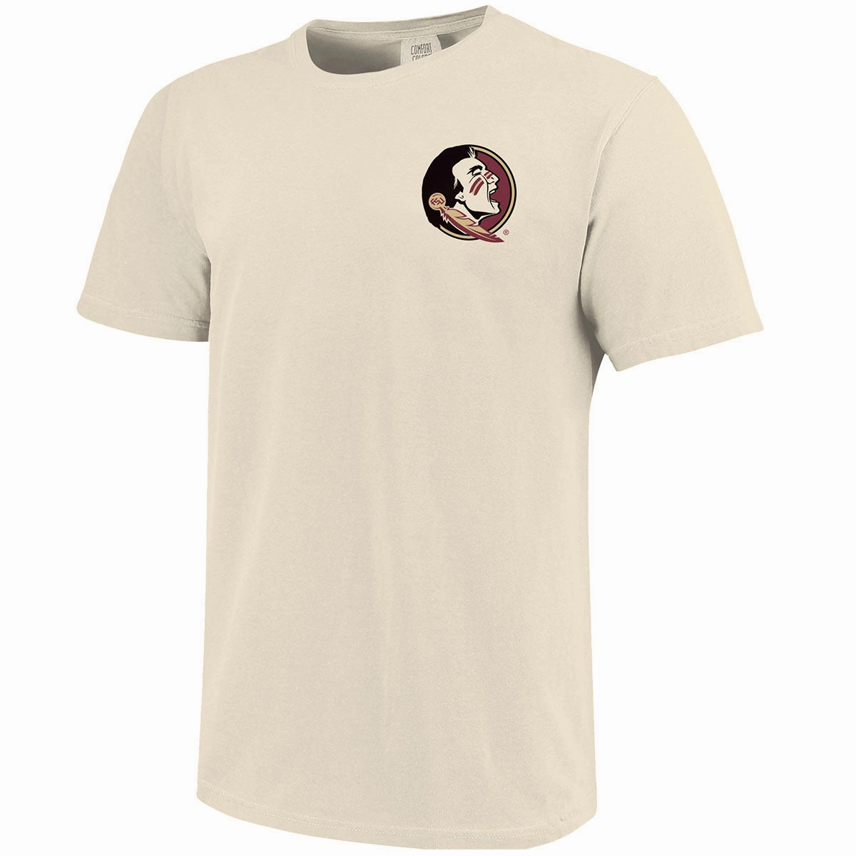 Image One Adult/Unisex Westcott Florida State Design Short Sleeve T-shirt - Bone Cool Style