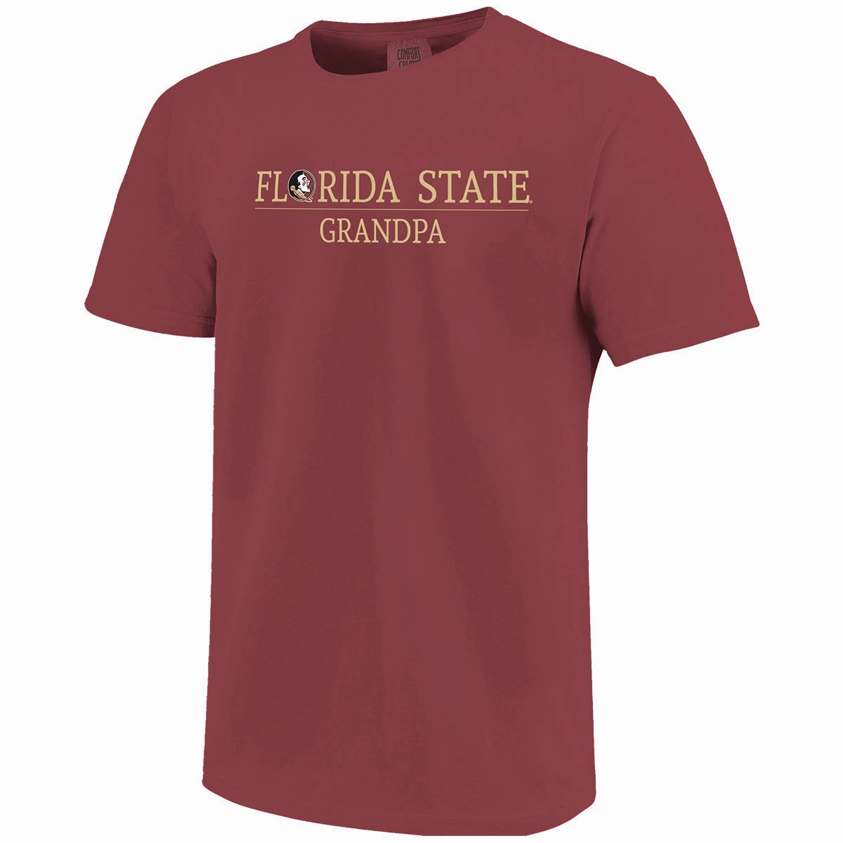 Image One Comfort Colors Florida State Grandpa Short Sleeve T-shirt - Brick Anti-pilling