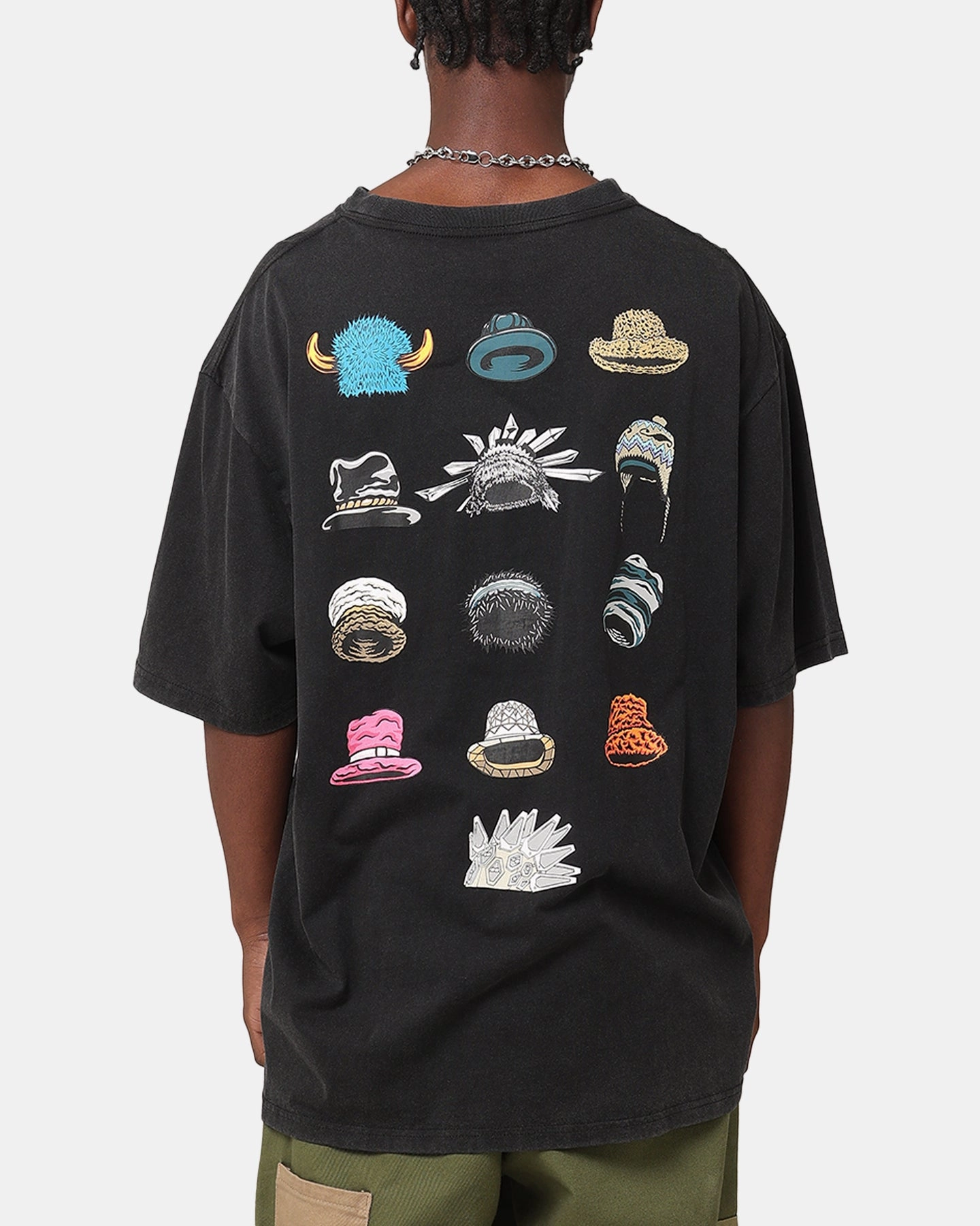 Jamiroquai Jamiroquai Vintage T-Shirt Washed Black Summer Comfort Stretchable Collar Band
