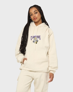 Mitchell & Ness Los Angeles Lakers Anniversary Hoodie Khaki Contoured Fit Versatile Outerwear