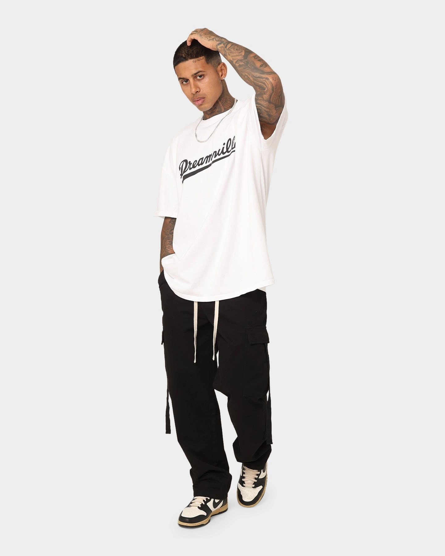 Basic Wear Wrinkle Resistant Dreamville Dreamville Logo Vintage T-Shirt Off White