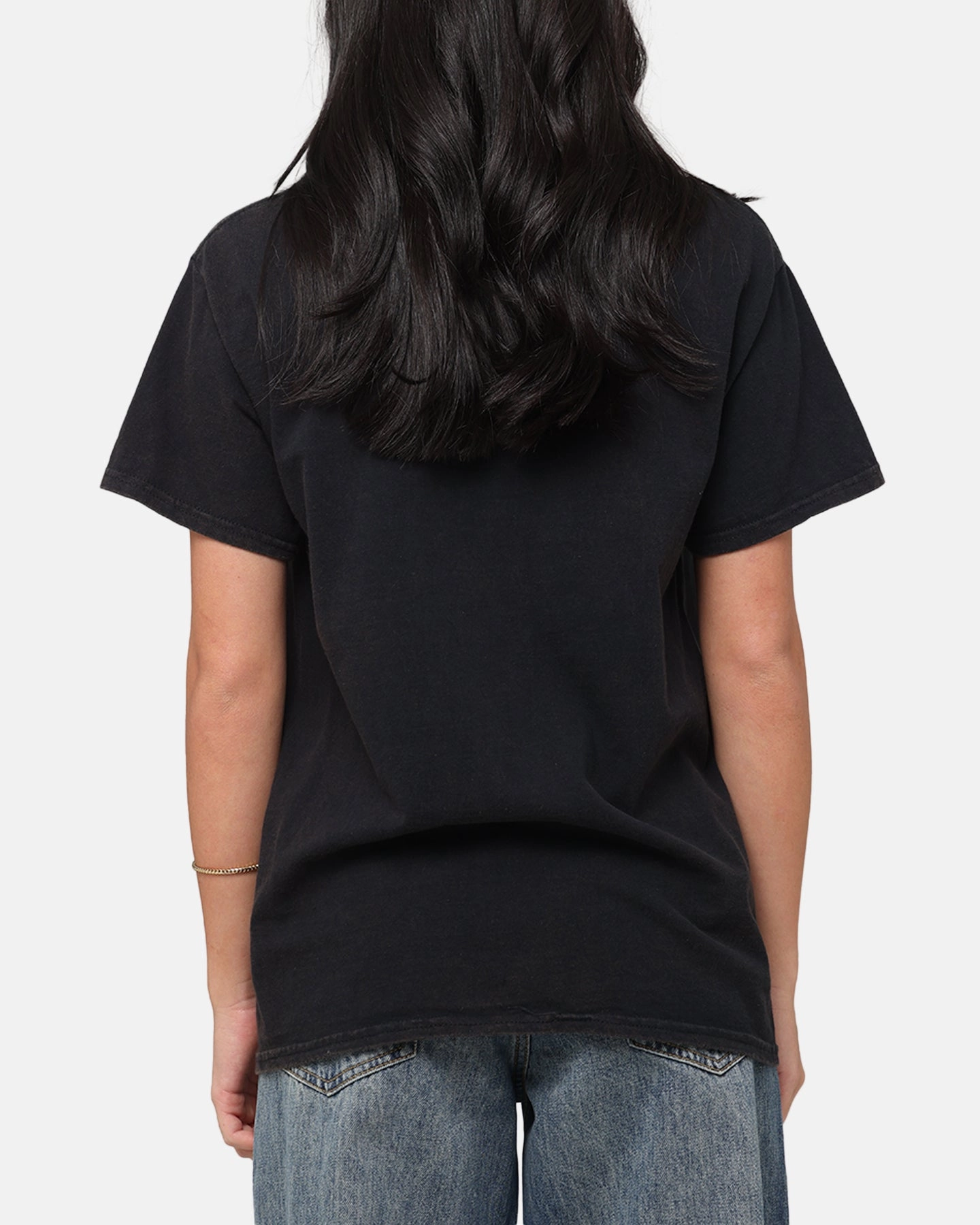 Hole Hole Vintage T-Shirt Black Vintage Simple Comfort Wear