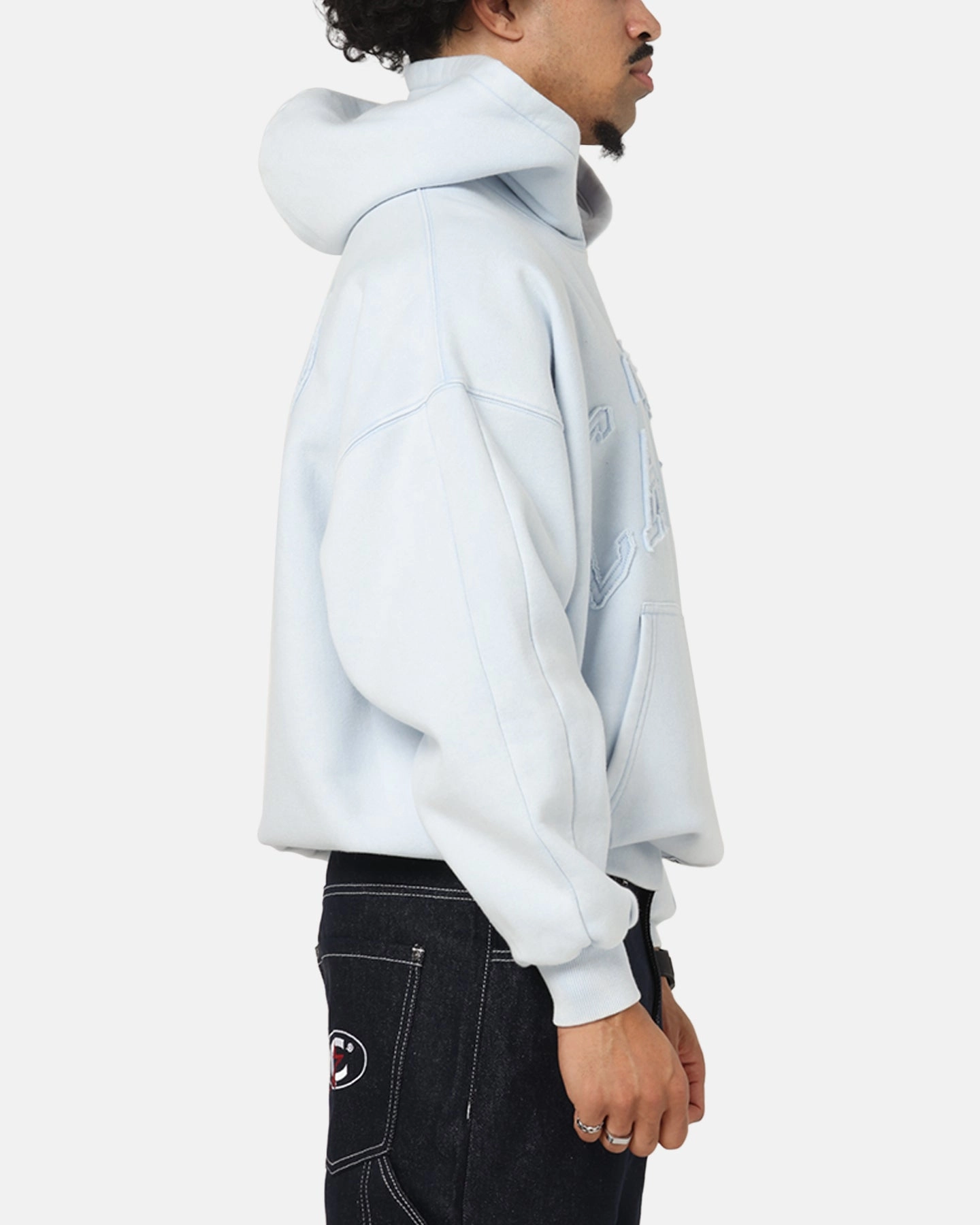 Carre Con-Star Hoodie Baby Blue Multipurpose Design