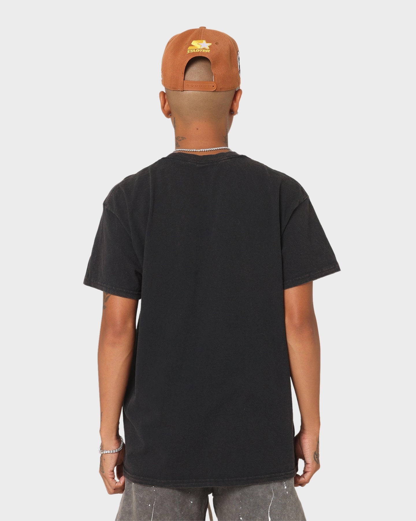 Goat Crew Big LA Baller Vintage T-Shirt Washed Black Versatile Wardrobe Piece Light and Breezy