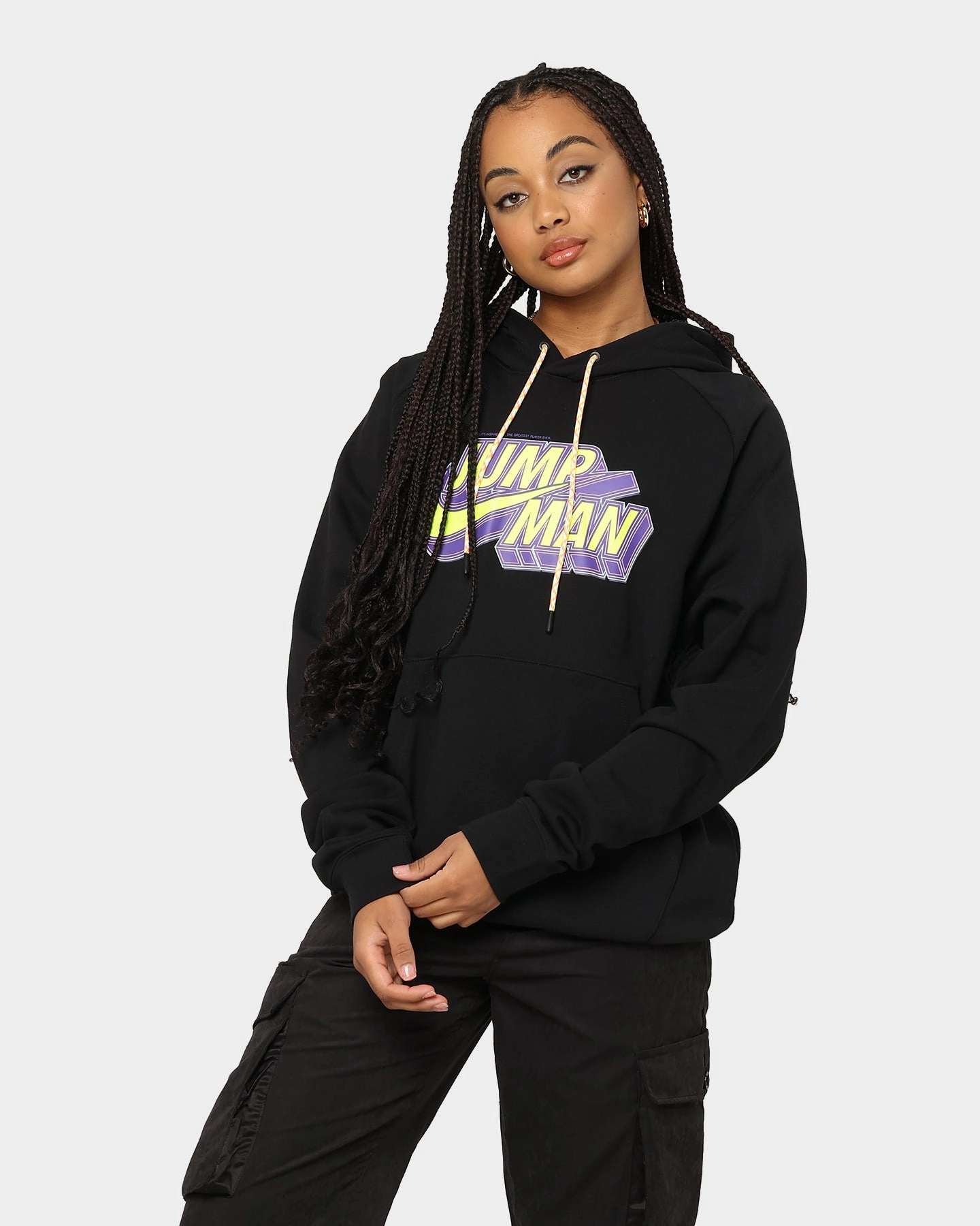Jordan Jumpman Fleece Pullover Hoodie Black Neutral Style